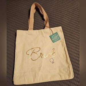 Canvas Bride Tote